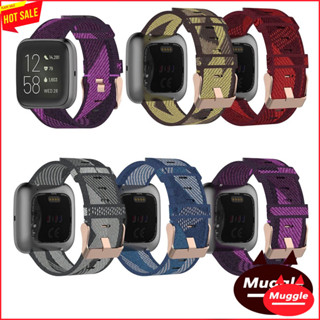 สสายนาฬิกา Fitbit Versa  ายนาฬิกาสมาร์ทวอทช์ Fitbit Versa Versa2 versa lite สายไนล่อน 23mm Strap