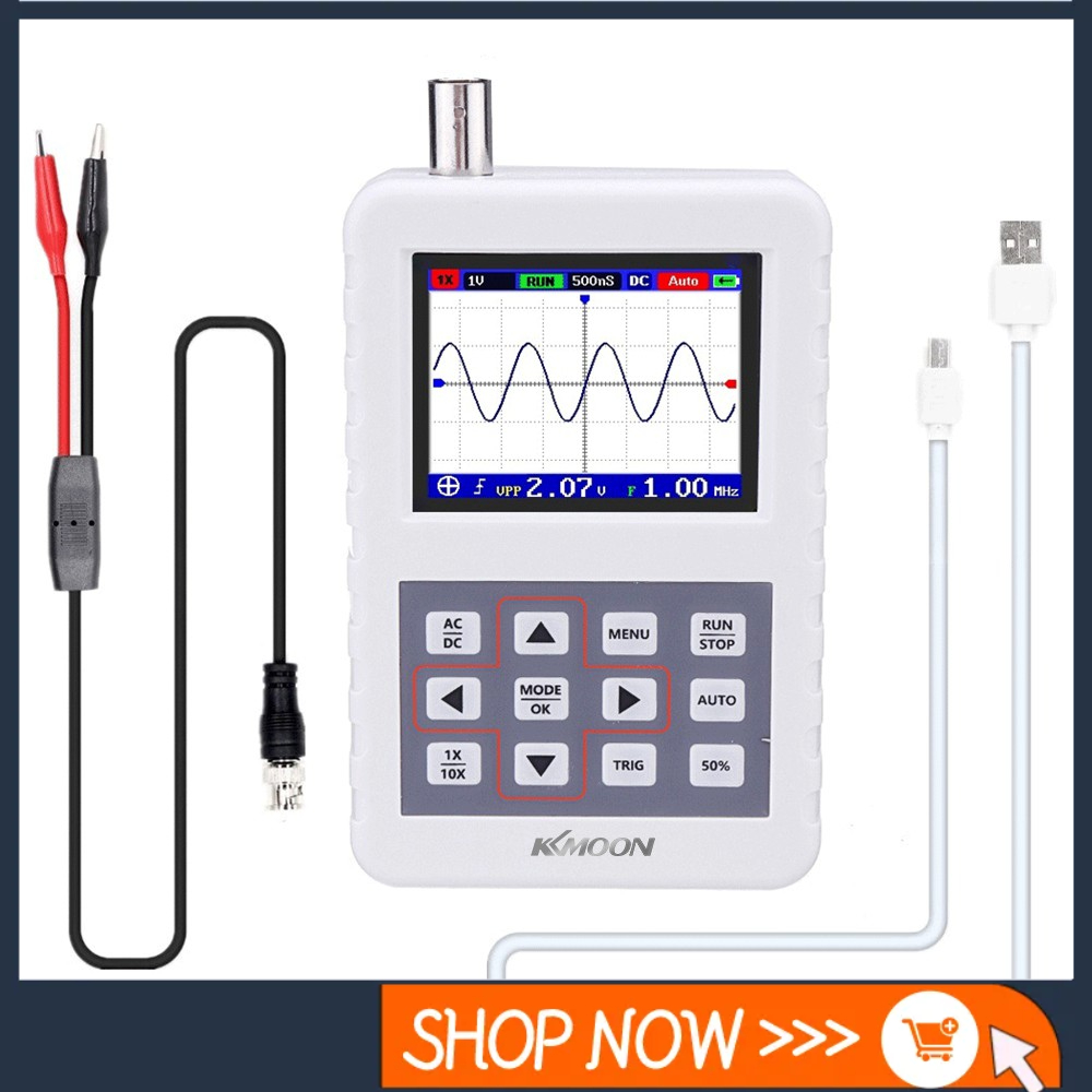 COSH KKmoon DSO PRO Digital Oscilloscope Handheld Oscilloscope Mini Palm Size Oscilloscope with 5M B