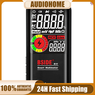 (จัดส่งรวดเร็ว) Bside S11 มัลติมิเตอร์อัจฉริยะ 9999 ครั้ง หน้าจอ LCD ดิจิทัล ชาร์จได้ AC/DC โวลต์มิเตอร์ โอห์มมิเตอร์ ทดสอบความต้านทาน ประจุ ความถี่ ไดโอด C