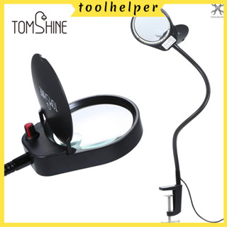 【T&amp;H】Tomshine 3X / 10X แว่นขยายพร้อมคลิปหนีบโลหะสําหรับอ่านหนังสือ