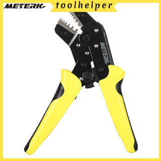 【E】Meterk Professional สาย Crimper Engineering Ratchet ขั้ว Crimping คีม JX