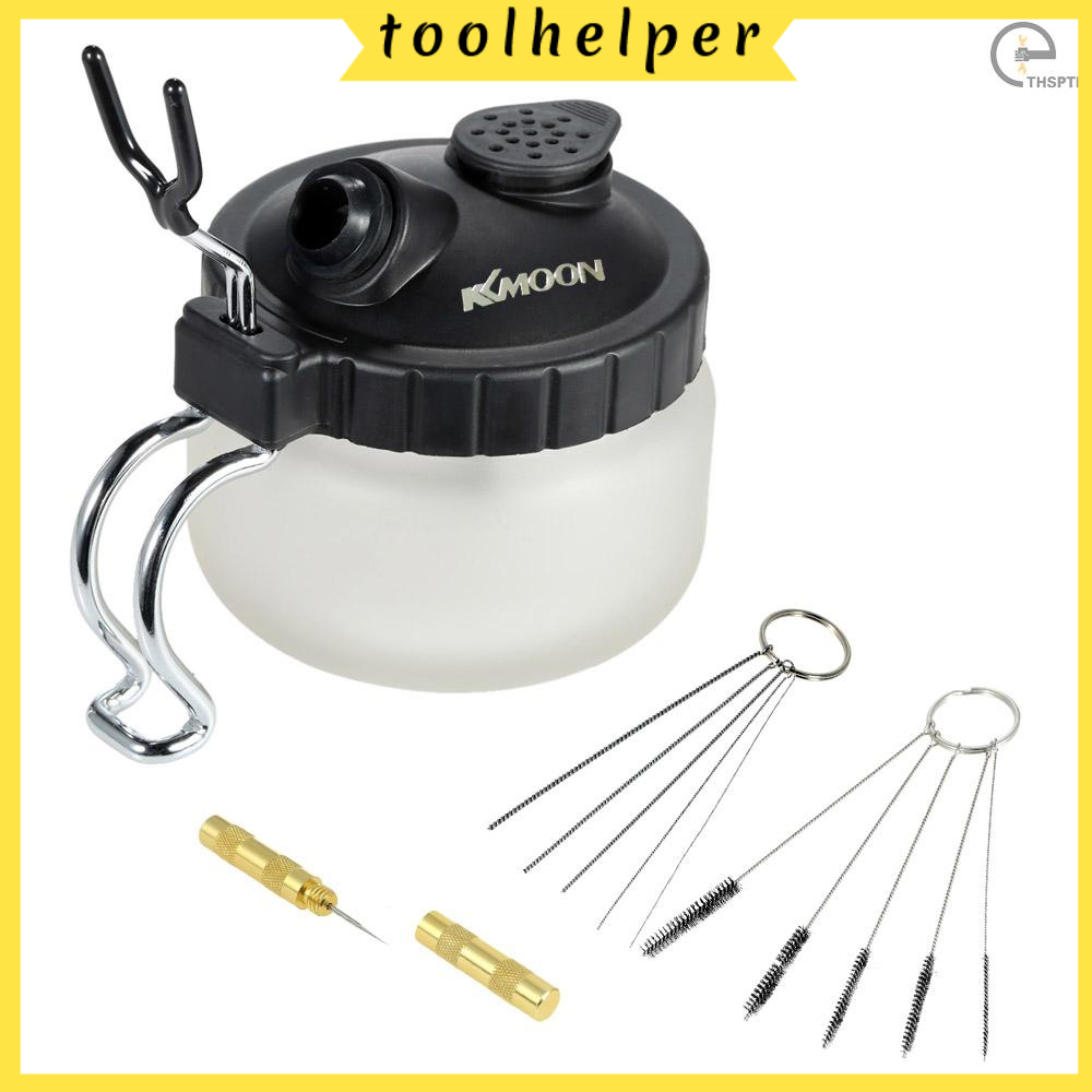 【T&H】Kkmoon Airbrush ชุดแปรงทําความสะอาดกระจกหม้อแปรงทําความสะอาด