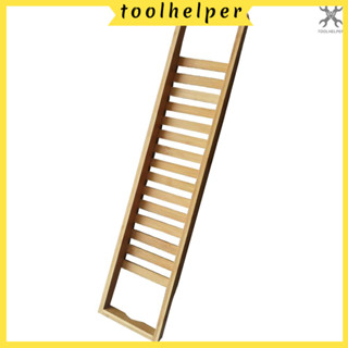 【toolhelper】ถาดไม้ไผ่ กันลื่น สําหรับวางสบู่ ไวน์ แท็บเล็ต ผ้าขนหนู