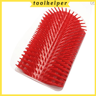 [T&amp;H] Pet Cat Brush Comb Cat Rubs Self Groomer Cat Toy Scratch Bristles Cat Scratcher Red