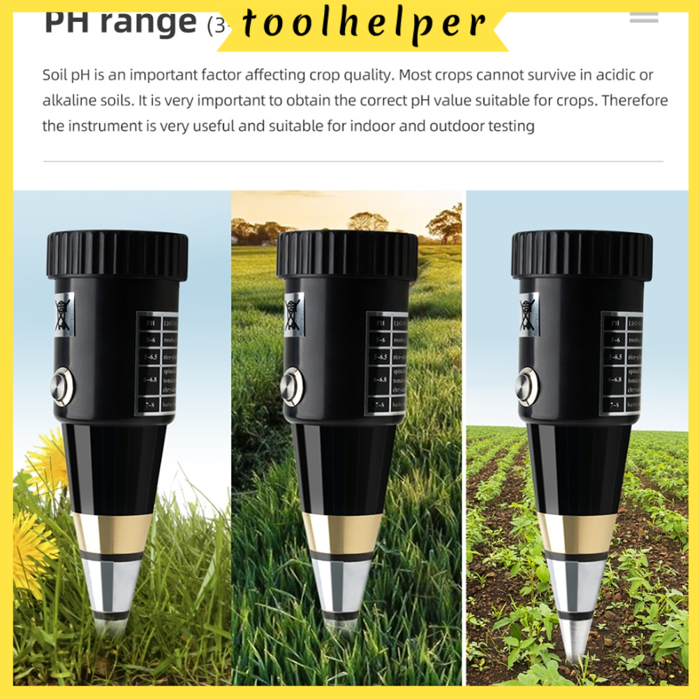 【T&H】เครื่องวัดค่า Ph ดิน Ph สําหรับตรวจจับค่า Ph ดินของดิน