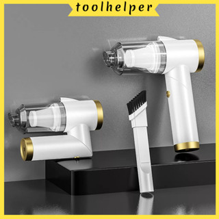 【toolhelper】เครื่องดูดฝุ่นไฟฟ้าไร้สาย แบบพับได้ ขนาดเล็ก แบบพกพา สําหรับบ้าน และรถยนต์