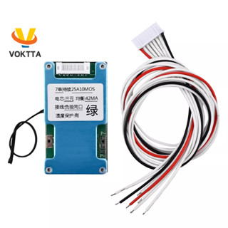 Voktta อีควอไลเซอร์ชาร์จแบตเตอรี่ลิเธียม BMS 7S 24V 15A 20A …