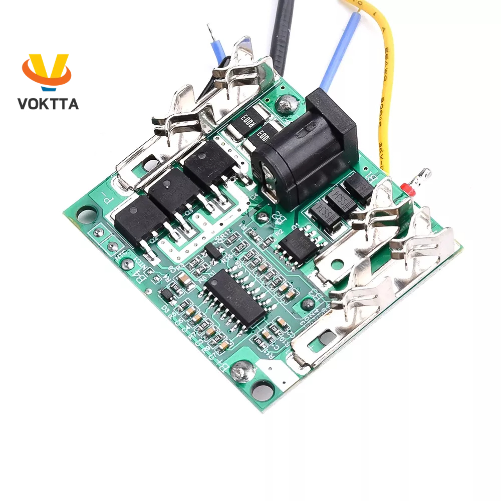 Voktta BMS 5S 20A 18650 บอร์ดโมดูลชาร์จแบตเตอรี่ลิเธียม PCM Balancer