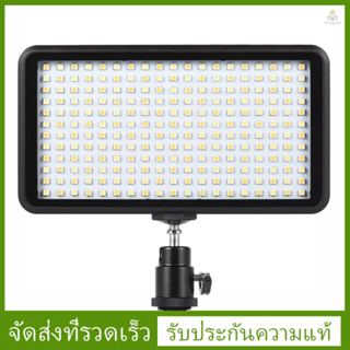 (รับประกันของแท้) Andoer แผงไฟ LED 3200K 6000K หรี่แสงได้ บางมาก 228 ชิ้น สําหรับกล้อง Canon Nikon DSLR DV กล้องวิดีโอ