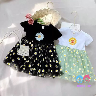 พร้อมส่ง เสื้อผ้าเด็กผู้หญิง แขนสั้น ชุดเดรสฤดูร้อนใหม่ เด็กผู้หญิง ชุดเค้กเจ้าหญิง เด็กต่างประเทศ กระโปรงจีน เสื้อผ้าเด็กผู้หญิง