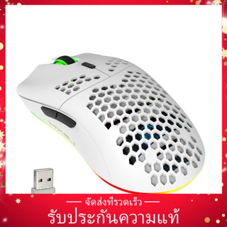 Hxsj T66 Rgb 2 . 4 G เมาส์เกมมิ่งไร้สายพร้อมไฟ Dpi ปรับได้สําหรับ Desktop La