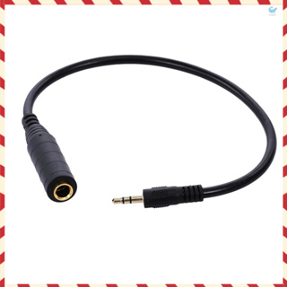 H&amp;G 3.5mm to 6.5mm Audio Adapter Cable 3.5mm Male to 6.35mm Female Converter Cable for Microphone/Headphone