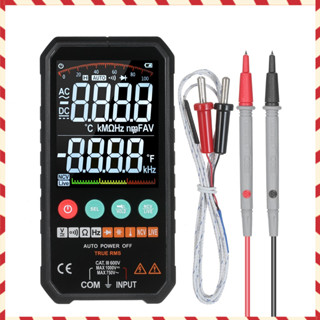 Mastfuyi เครื่องวัดแรงดันไฟฟ้าดิจิตอลมัลติมิเตอร์ 6000 Counts True Rms Universal Meter Ac / Dc 3.3 นิ้ว