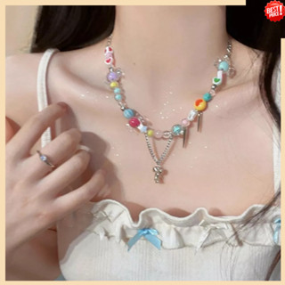 สร้อยคอโซ่ เครื่องเทศ สีรุ้ง สําหรับผู้หญิง
