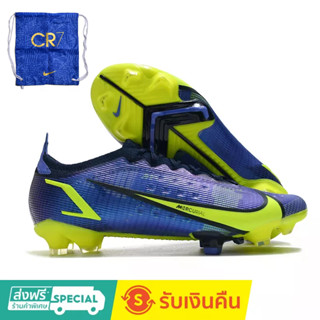 Kasut Bola Sepak Mercurial Vapor 14 Elite Dragonfly รองเท้าฟุตบอล รองเท้าสตั๊ด สีขาว สําหรับผู้ชาย ผู้หญิง กลางแจ้ง