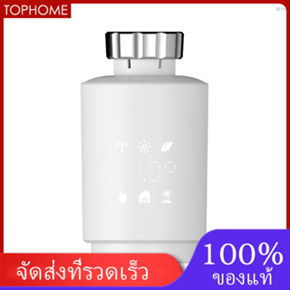 Zigbee3.0 วาล์วหม้อน้ําควบคุมอุณหภูมิ ตั้งโปรแกรมได้ ควบคุมผ่านแอป ควบคุมด้วยเสียง เข้าได้กับ Google Home Alexa Zigbee Hub Required
