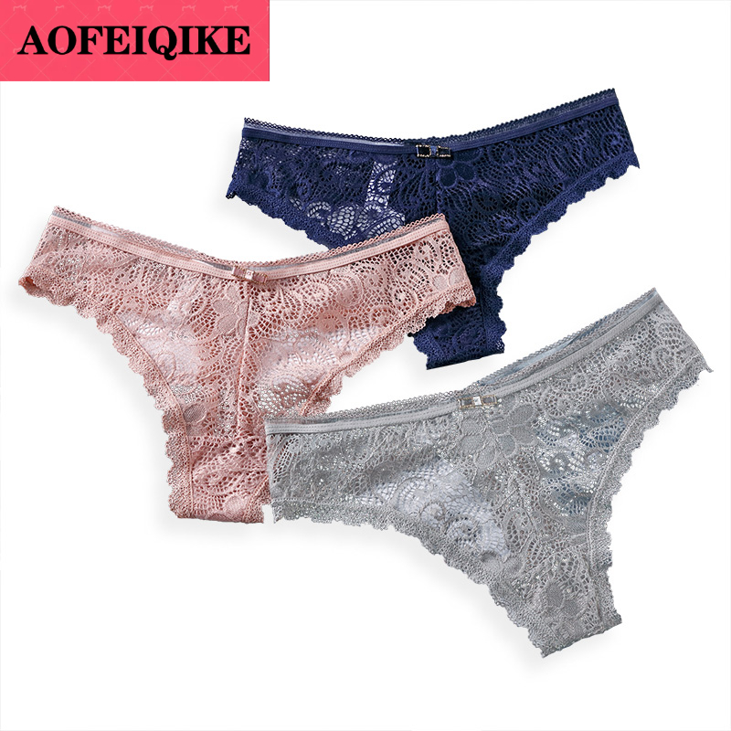 AOFEIQIKE กางเกงชั้นในผ้าฝ้ายแบบนุ่มพลัสไซส์สําหรับผู้หญิง S-Xxl