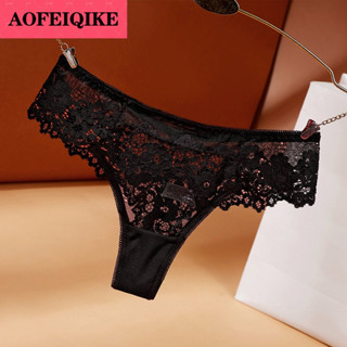 AOFEIQIKE Lace Thongs Women Underwear Seamless Thong Sexy Cozy Soft Breathable S-XL