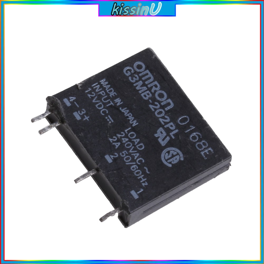 Kiss * New Solid State Relay G 3MB-202p DT-AC PCB SSR In 12v DC Out 240 V AC 2A