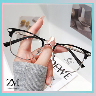 【ZM Glasses】แฟชั่นคลาสสิกคุณภาพดีกรอบแว่นอ่านหนังสือแว่นสายตา 063