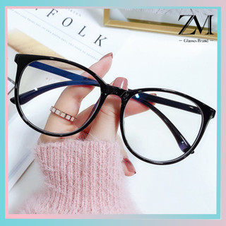 【ZM Glasses】0-550 แฟชั่นสไตล์แว่นตาสายตาสั้นคุณภาพสูงป้องกันแสงสีฟ้าเลนส์แสงพิเศษแว่นตาป้องกันรังสีสําเร็จรูปา 085