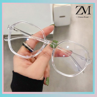 【ZM Glasses】แฟชั่นสไตล์แว่นตาสายตาสั้นคุณภาพสูงป้องกันแสงสีฟ้าเลนส์แสงพิเศษแว่นตาป้องกันรังสีสําเร็จรูป 090 0-400