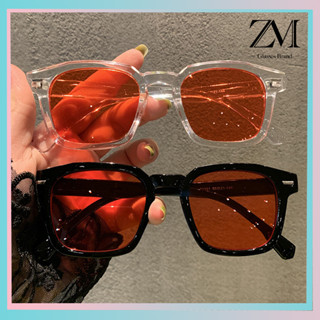 【ZM Glasses】Xiaohongshu แว่นตากันแดด กรอบสี่เหลี่ยม ป้องกันรังสีอัลตราวิน สไตล์ทะเล สําหรับผู้หญิง 017