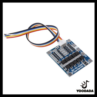 yoodada 4s 30a 12 . 8 v w/balance 3 . 2 v lifepo 4 life 18650 แผ่นบอร์ดโมดูลสําหรับป้องกันแบตเตอรี่ pcb bms