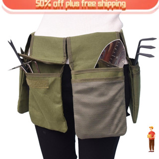 Garden Tool Belt Canvas Waist Tool Apron with Pockets Gardening Kit Tote Bag Home Organizer Gardenin