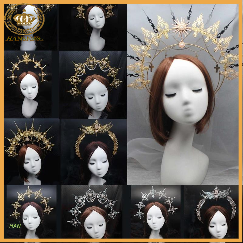 Headpieces, Tiaras & Flower Crowns 121 บาท Han มงกุฎคาดศีรษะ สไตล์โกธิค โลลิต้า Diy Fashion Accessories