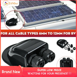 ⚡Fast Delivery⚡Cable Sealing Box Waterproof ABS RV Roof Solar Panel Double Boat Camper—ISHOWMALL