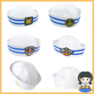 Sailor Hat Stage Performance Cap Sailor Navy Hat Cap Fancy Dress Accessory