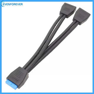 สายเคเบิลต่อขยาย EV USB 3.0 19 20 Pin 1 เป็น 2 Y