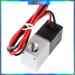 1/4" DC 12V 2 Way Normally Closed Pneumatic Aluminum Electric Solenoid Air Valve