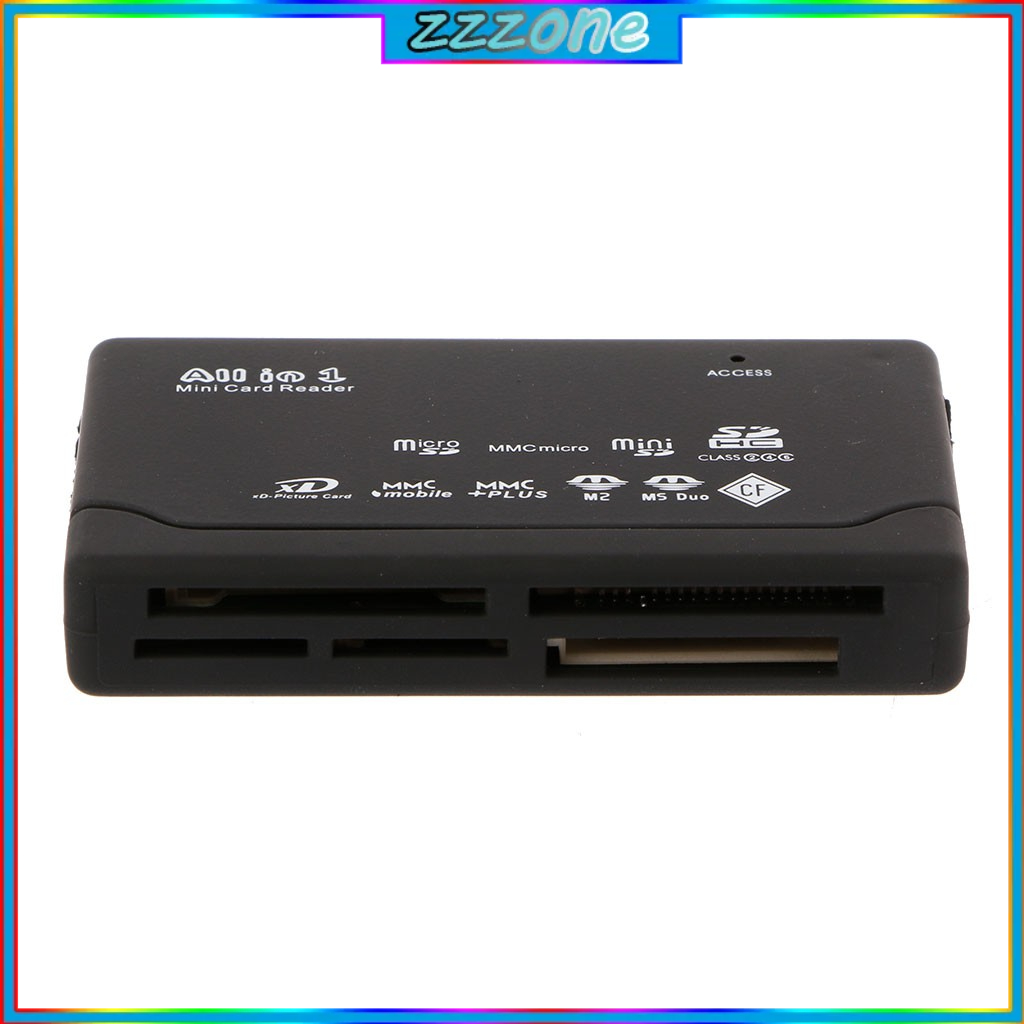 การ์ดรีดเดอร์ all - in - one สําหรับ usb external mini micro sd sdhc m2  mmc xd cf