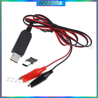 Zzzx Type C Usb To 1 . 5 V 3v 4 . 5 V 6 V 9v 12v สายเคเบิ้ล Aa Aaa C D สําหรับใช้กําจัดแบตเตอรี่