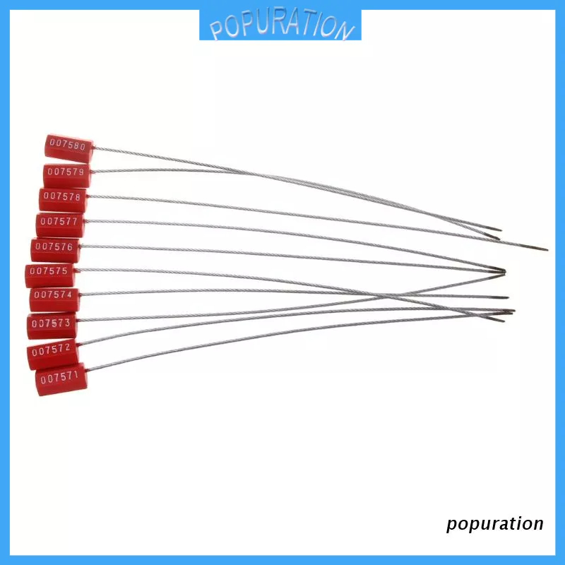 Pop 10 ชิ้น ดึง รัด ลวดซีล ล็อค รถบรรทุก การบิน ความปลอดภัย ลวดเหล็ก สายเคเบิล ซีล