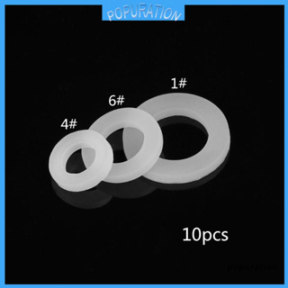 Pop ปะเก็นแหวนซีลท่อน้ํา ซิลิโคน ขนาด 1/2 นิ้ว 3/4 นิ้ว 1 นิ้ว 10 ชิ้น