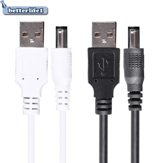 Usb Male To Dc 5 . 5X2 . 1 มม. Dc5V อะแดปเตอร์สายชาร์จพาวเวอร์ซัพพลาย