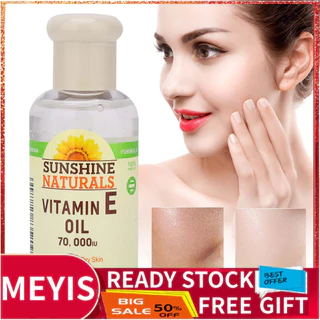 Meyishop [คลังสินค้าพร้อม] Meyishop SuperSale Vitamin E Essence Oil Moisturizing Face Nourishing 75ml (ขวดสีเขียวสำหรับตอนเช้า)