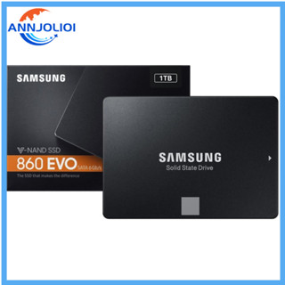 SAMSUNG Qj ไดรฟ์โซนี่ Solid State Drive 1tb 860 Evo สําหรับคอมพิวเตอร์ตั้งโต๊ะ