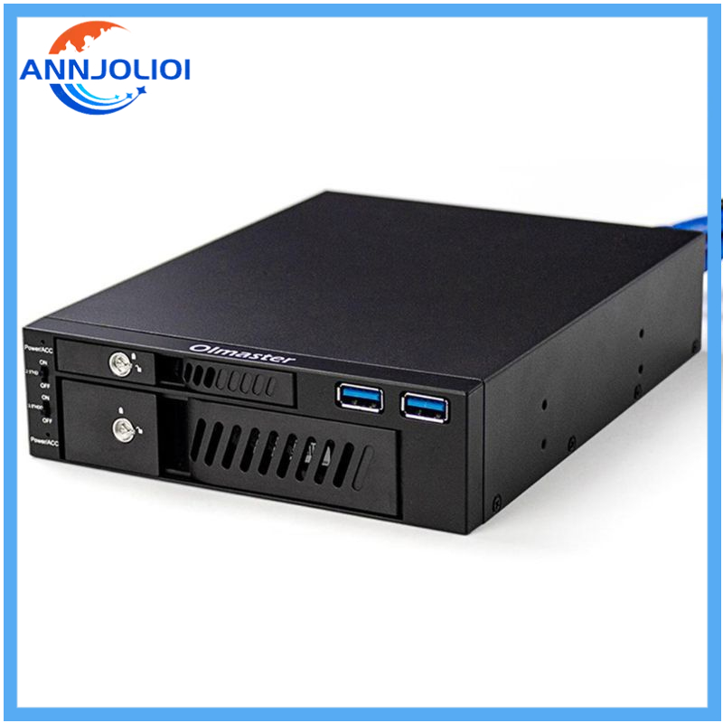 Qj Mr-6203 2.5 / 3.5 นิ้วภายในภายใน Hdd Ssd เคสแบบ Dual Usb ออปติคอลไดรฟ์มือถือฮาร์ดดิสก์สําหรับคอมพ