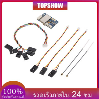 ใหม่ FlySky ตัวรับส่งสัญญาณ FS-X6B 2.4G PWM PPM I.BUS สําหรับโดรนแข่งขัน FPV FS-i10 FS-i8 FS-I6X FS-i4 FS-i6 FS-i6S