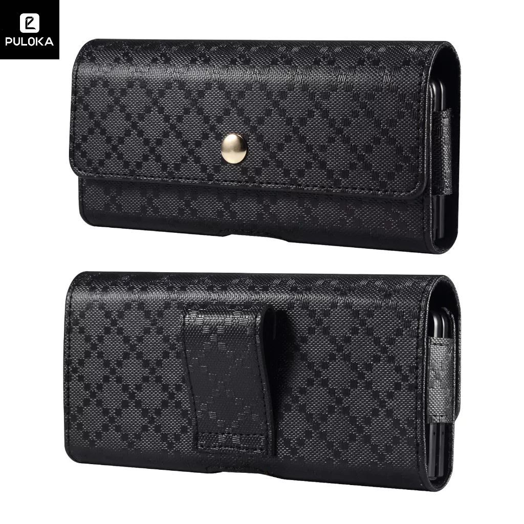 For Samsung Galaxy z fold 7/6/5/4/3/2 กระเป๋าใส่โทรศัพท์ pu leather กระเป๋าร้อยเข็มขัด
