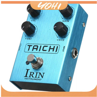 Irin Overdrive แป้นเหยียบเอฟเฟคกีตาร์ พร้อมตัวควบคุมระดับเสียง สําหรับกีตาร์ไฟฟ้า TAICHI