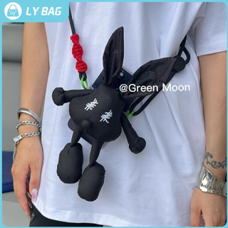 [LY] ตุ๊กตากระต่าย ถอดออกได้ เคสโทรศัพท์ ผู้ชาย ผู้หญิง ด้านหลัง คลิป สายคล้อง สะพายข้าง กันกระแทก การ์ตูน กระเป๋าแนวทะแยง