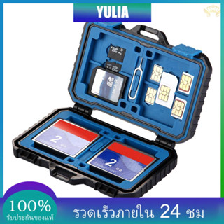 ราคาถูกที่สุด) PULUZ กล่องเก็บเมมโมรี่การ์ด กันน้ํา สําหรับเครื่องอ่าน USB CF TF ซิมการ์ด