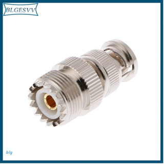 อะแดปเตอร์เชื่อมต่อสายเคเบิ้ล Bnc Male Plug To Uhf So239 Pl-259 Female