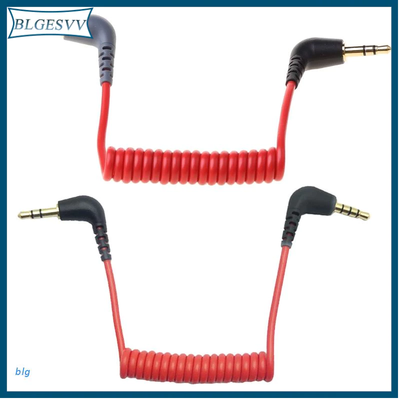 Blg อะแดปเตอร์สายเคเบิ้ล 3.5 มม. Trs To 3.5 มม. Trrs สําหรับ Rode Sc7 Sc2 By Video Mic