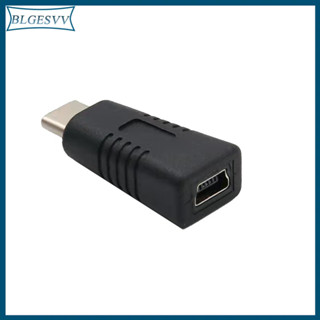 Blg อะแดปเตอร์แปลง Mini USB Female to Type C Male สําหรับแท็บเล็ต สมาร์ทโฟน